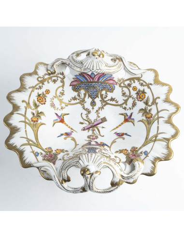 Cuenco de porcelana estilo Napoleón III.