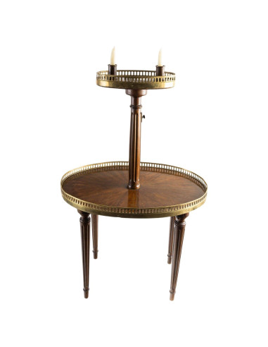 Mesa de pedestal e extremidade de...