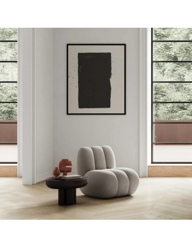 Burnt black coffee table, Crown sofa...