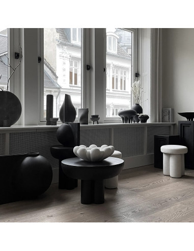 Burnt black coffee table, Crown sofa...