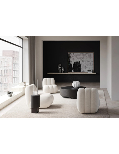 Model big coffee table in coffee...