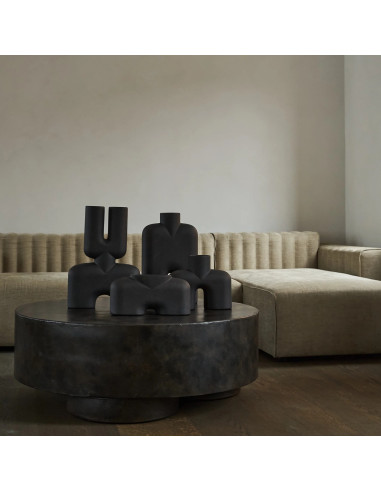Model big coffee table in coffee...
