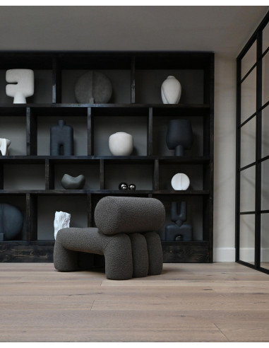 Coppia di poltrone contemporanee,...