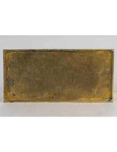 Caja de bronce esmaltado y cloisonné,...