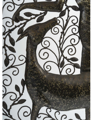 Wrought iron fire screen, 1930, Art...