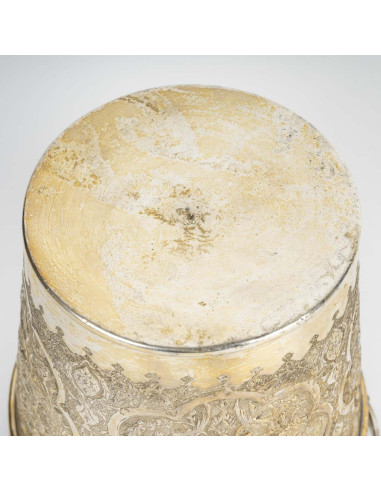 银制冰桶，19 世纪东方风格作品。