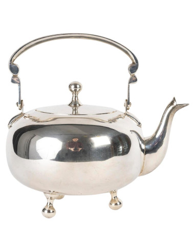 Silver-plated coffee pot, 20th century.