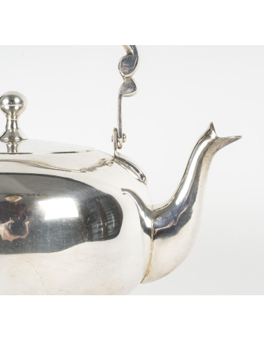 Silver-plated coffee pot, 20th century.