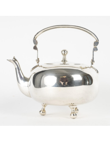 Silver-plated coffee pot, 20th century.