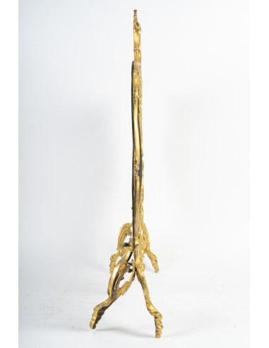 Louis XVI style ormolu fireplace screen.