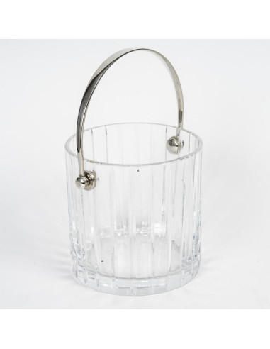 Seau à glace en cristal de Baccarat,...