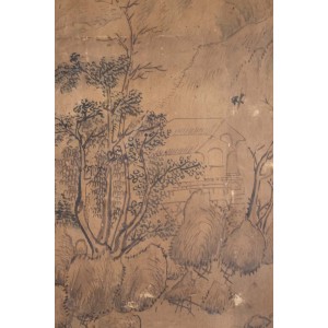 Kresba, Čína, 19. století Na papíře Marouflé, asijské umění 2