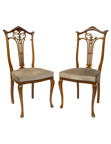 Paire de chaises anglaises à...