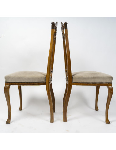 Paire de chaises anglaises à...