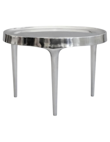Coffee table, cast and chromed...