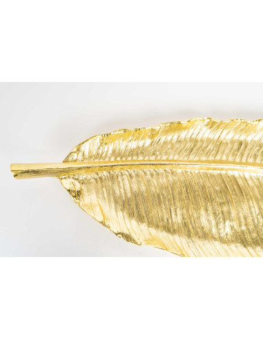 Large gilded metal bowl, contemporary...