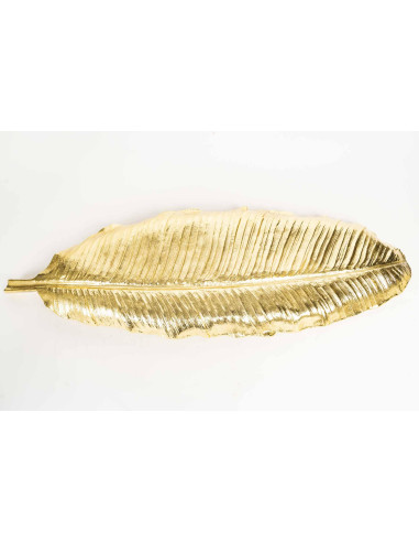 Large gilded metal bowl, contemporary...