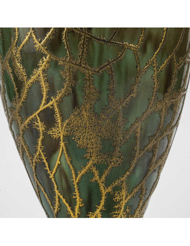 Vaso in ceramica con decorazione in...