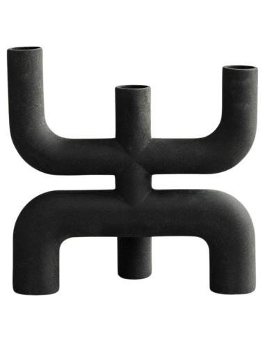 Contemporary candlestick, black...