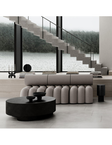 Contemporary candlestick, black...