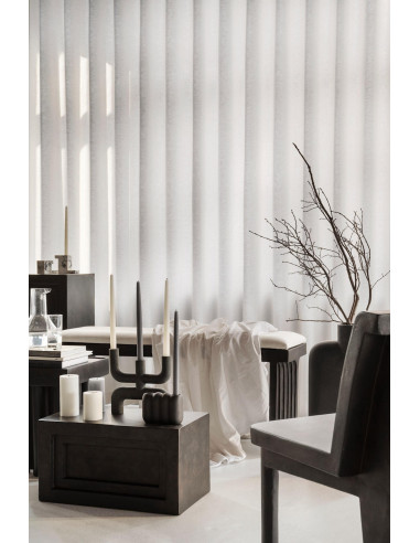 Contemporary candlestick, black...