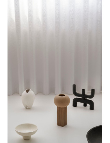 Contemporary candlestick, black...
