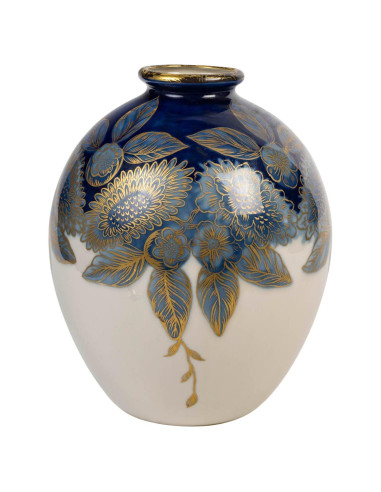 布尔花瓶，利摩日瓷器，查尔斯-塔罗，装饰艺术时期，1930 年。