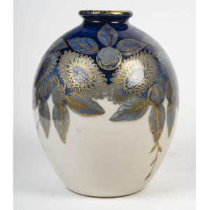 Jarrón Boulle, porcelana de... 2
