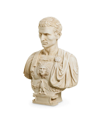 Marble bust of Julius Caesar,...