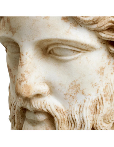 Marble bust representing Hermes,...