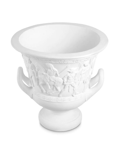 一对赤陶美第奇花瓶，当代作品。