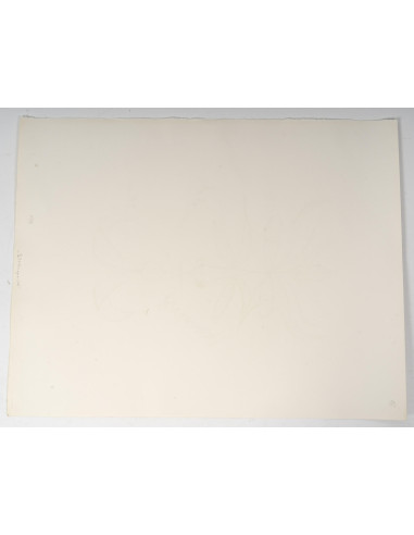 让-科克托的石版画，向穆洛致敬，1960-70 年。