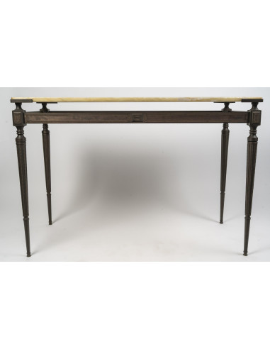 Console, side table, in patinated...