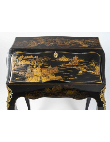 Louis XV style lacquer and gilt...