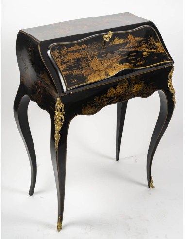 Louis XV style lacquer and gilt...
