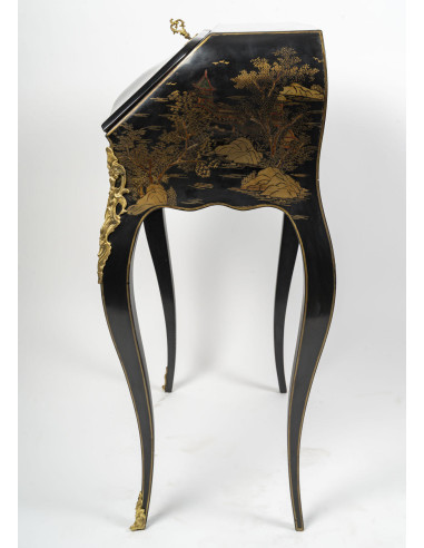 Louis XV style lacquer and gilt...
