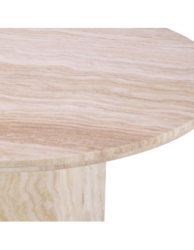 Travertine coffee table, contemporary...