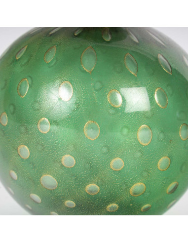 金色五彩穆拉诺玻璃醒酒器和瓶子，20 世纪。