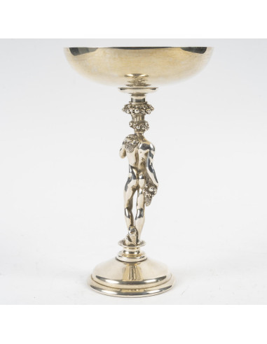 20th century silver-plated metal bowl.