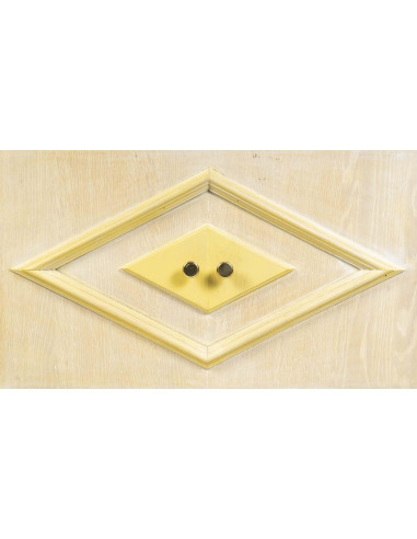 Copriradiatore in legno imbiancato e...