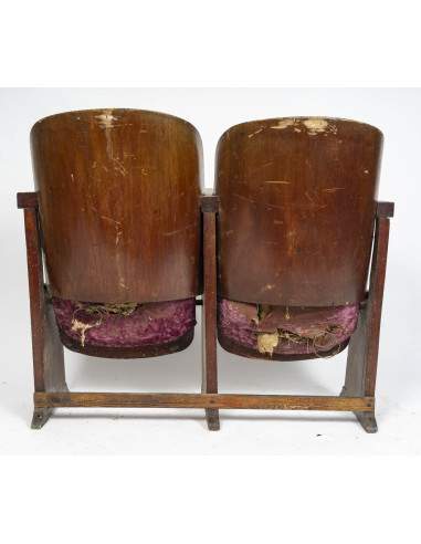Bioscoopstoelen, begin 20e eeuw.