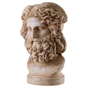 Escultura, busto de Zeus en...