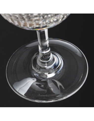 两个巴卡拉水晶酒杯，20 世纪。