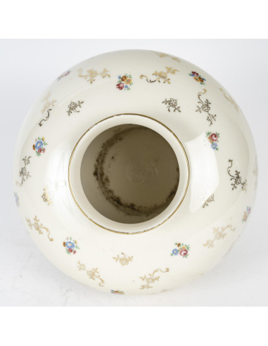 Vase boulle en porcelaine Allemande,...