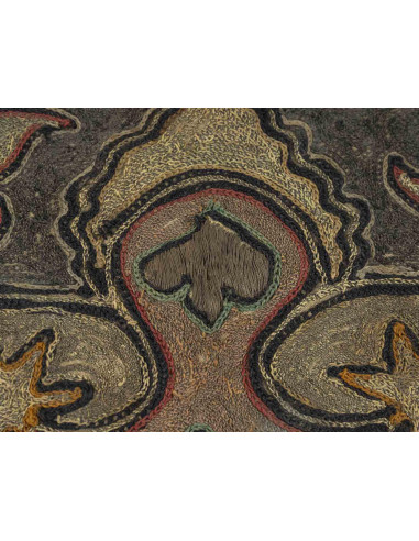 Orientalist doily, embroidered with...