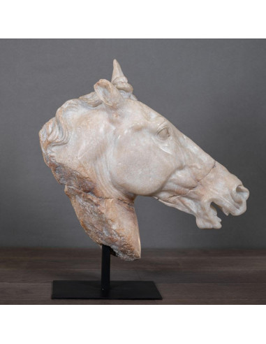 Medium-sized sculpture of a white...