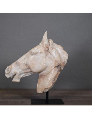 Medium-sized sculpture of a white...