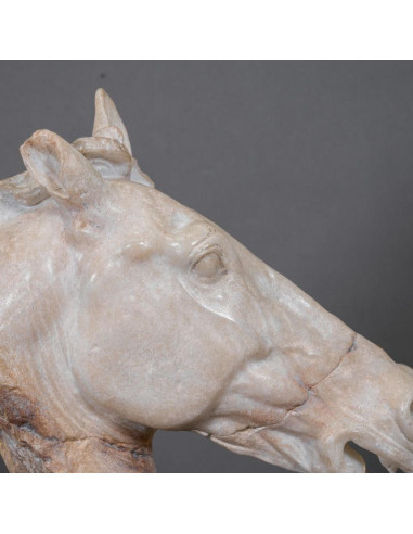 Medium-sized sculpture of a white...
