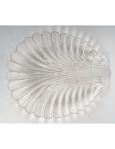 压模玻璃龙虾盘，20 世纪。