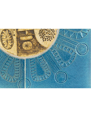 Framed ceramic by Roger Capron, circa...